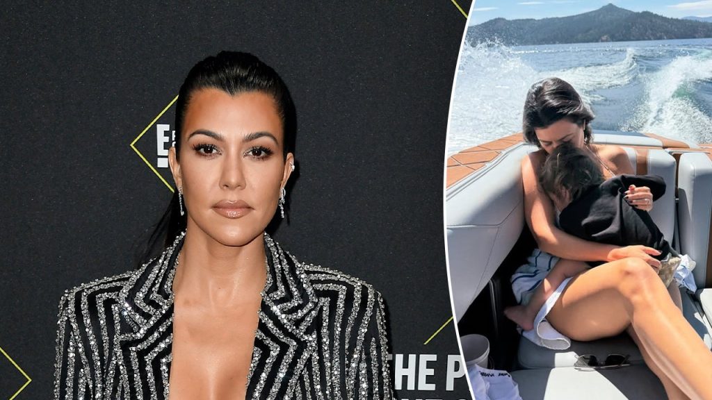 Kourtney Kardashian facing backlash for photo of her young son on a boat