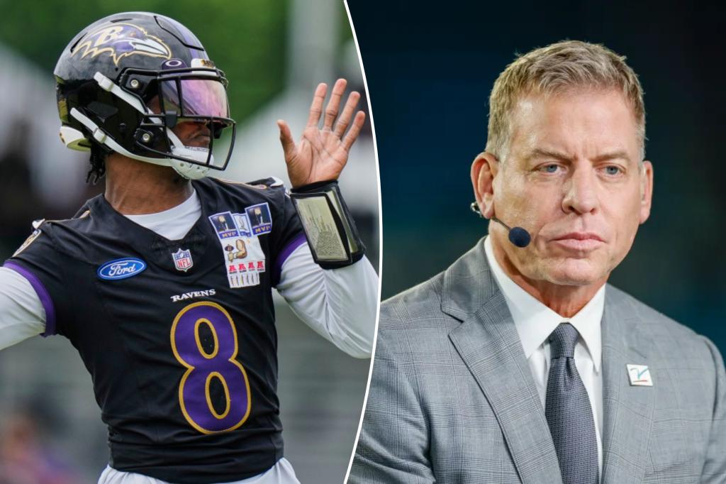 Lamar Jackson suddenly concludes his lengthy legal dispute with Troy Aikman.