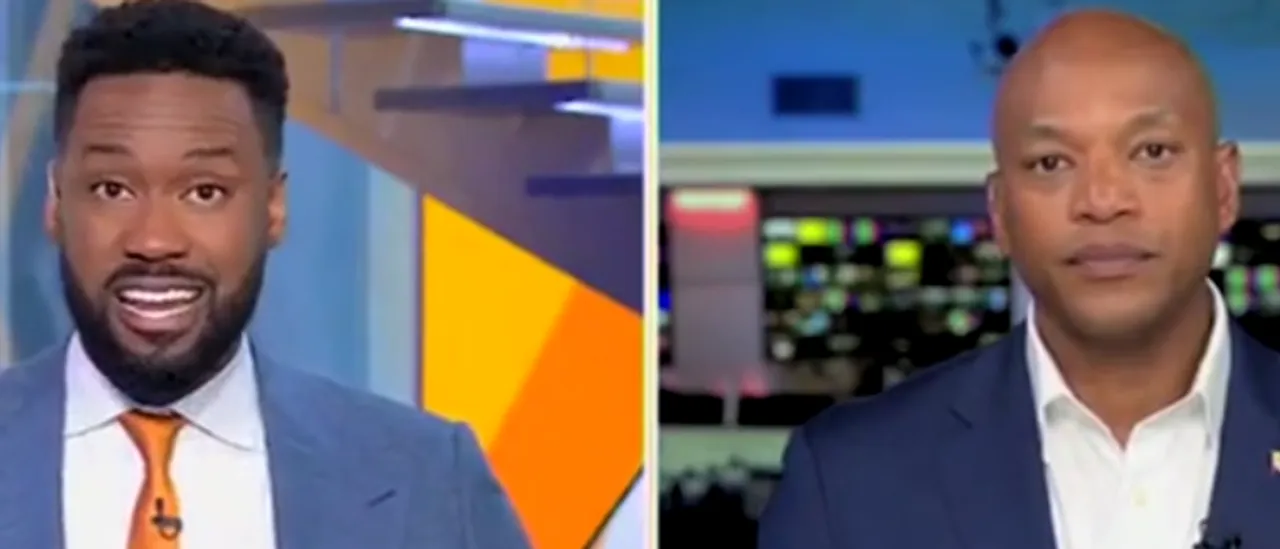 Lawrence Jones from Fox News confronts Maryland Governor Wes Moore regarding his criticism of Trump's approach to crime in Washington, D.C.