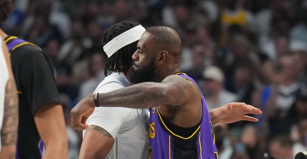 LeBron James and Anthony Davis shared identical mysterious posts on Instagram