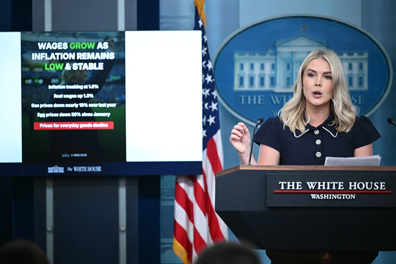 Leavitt demonstrates U.S. wage growth despite low, steady inflation: 'Don't listen to the alarmists and have faith in President Trump'