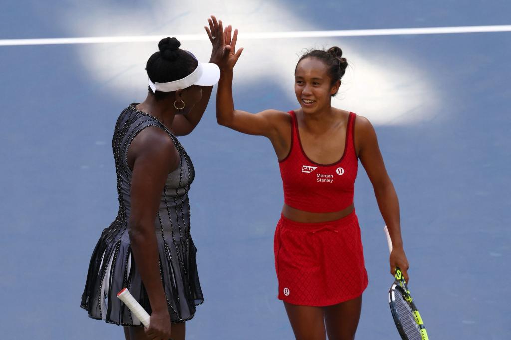 Leylah Fernandez shares a touching message with Venus Williams
