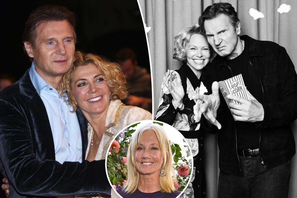 Liam Neeson's late wife's sister responds to his relationship with Pamela Anderson.