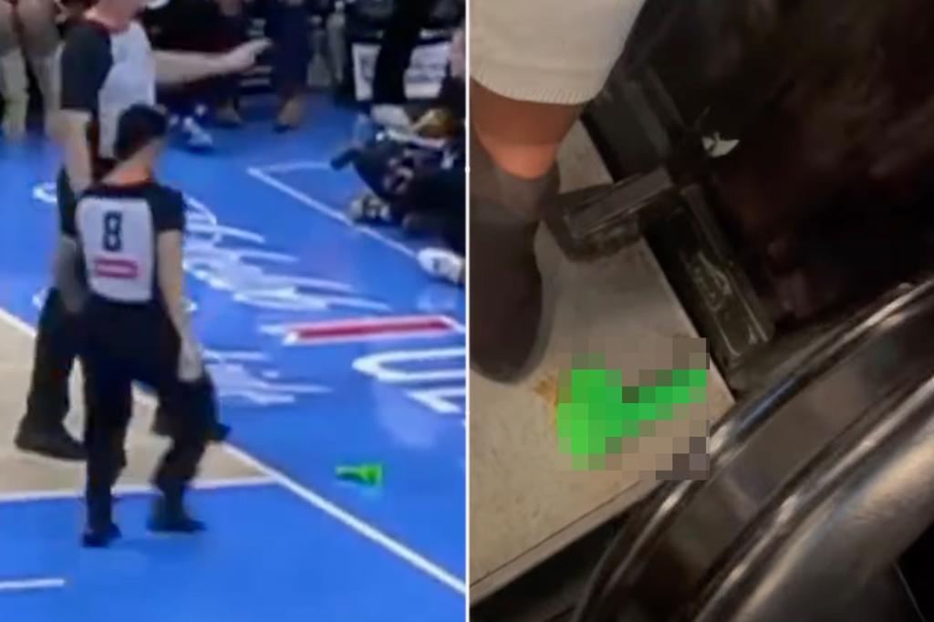 Liberty, NYPD looking into sex toy tossed at Barclays Center