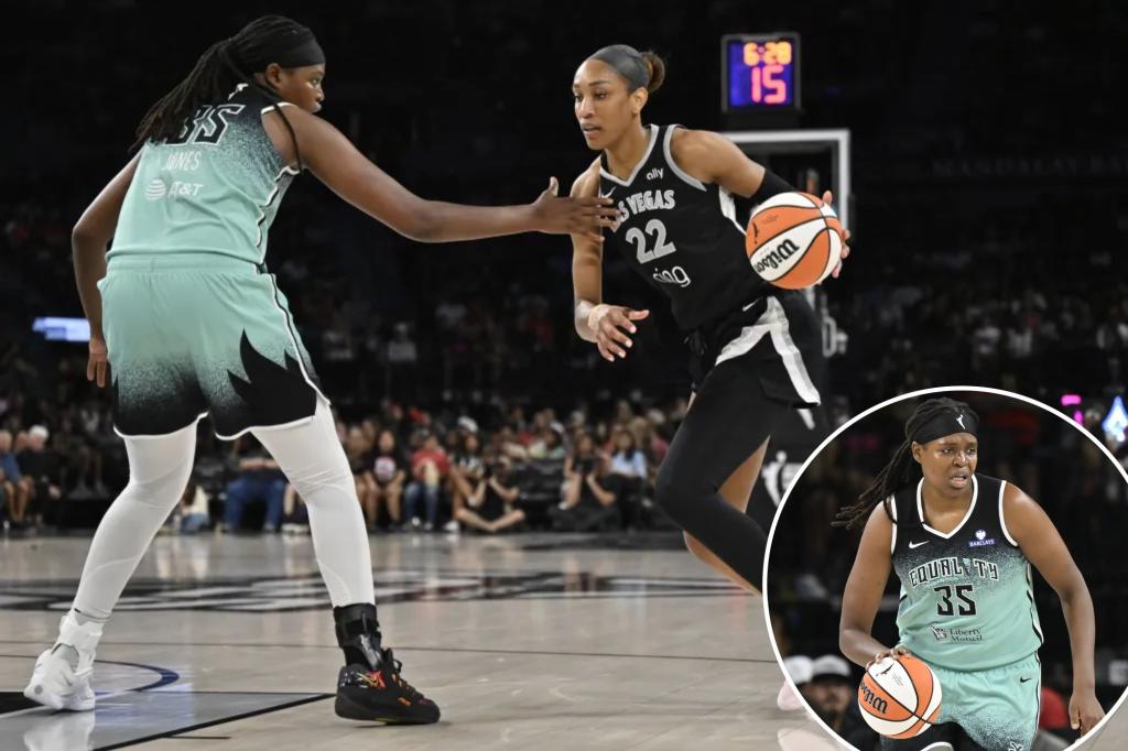 Liberty lose in the fourth quarter during a challenging away game against the Aces.