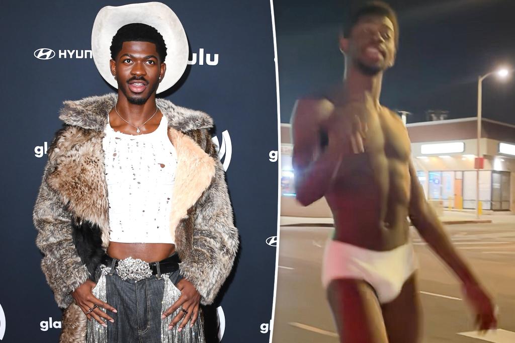 Lil Nas X spotted dancing in LA hotel shortly before nearly naked arrest