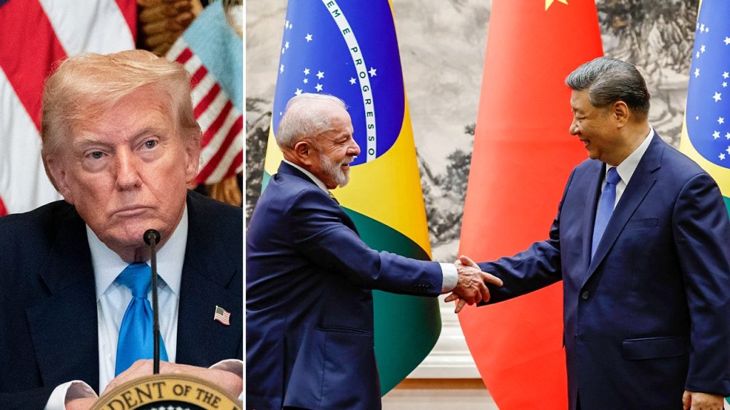 Lula criticizes Trump's tariffs during the opening of a factory in Sao Paulo, Brazil.