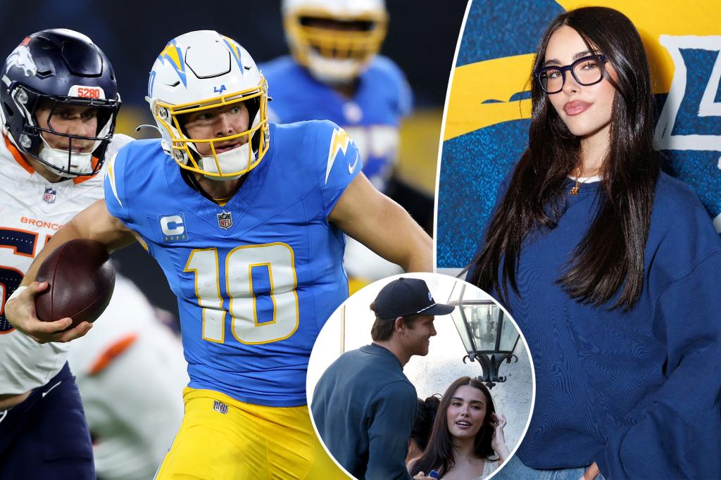 Madison Beer's appearance with the Chargers sparks reactions after rumors about dating Justin Herbert