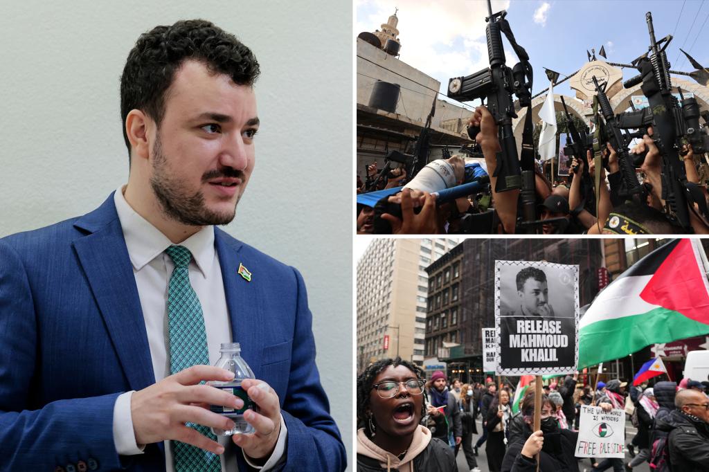 Mahmoud Khalil claims October 7 was a 'desperate effort' by Palestinians to 'end the cycle'.