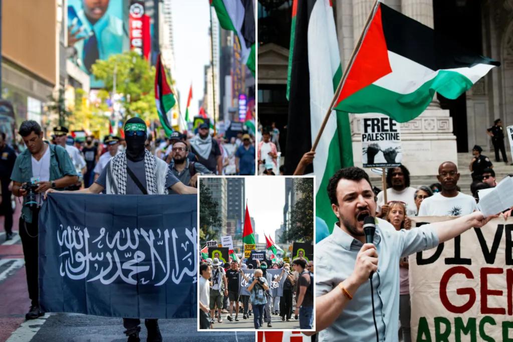 Mahmoud Khalil references the murdered Al Jazeera reporter reportedly connected to Hamas during the 'March for Humanity' demonstration.