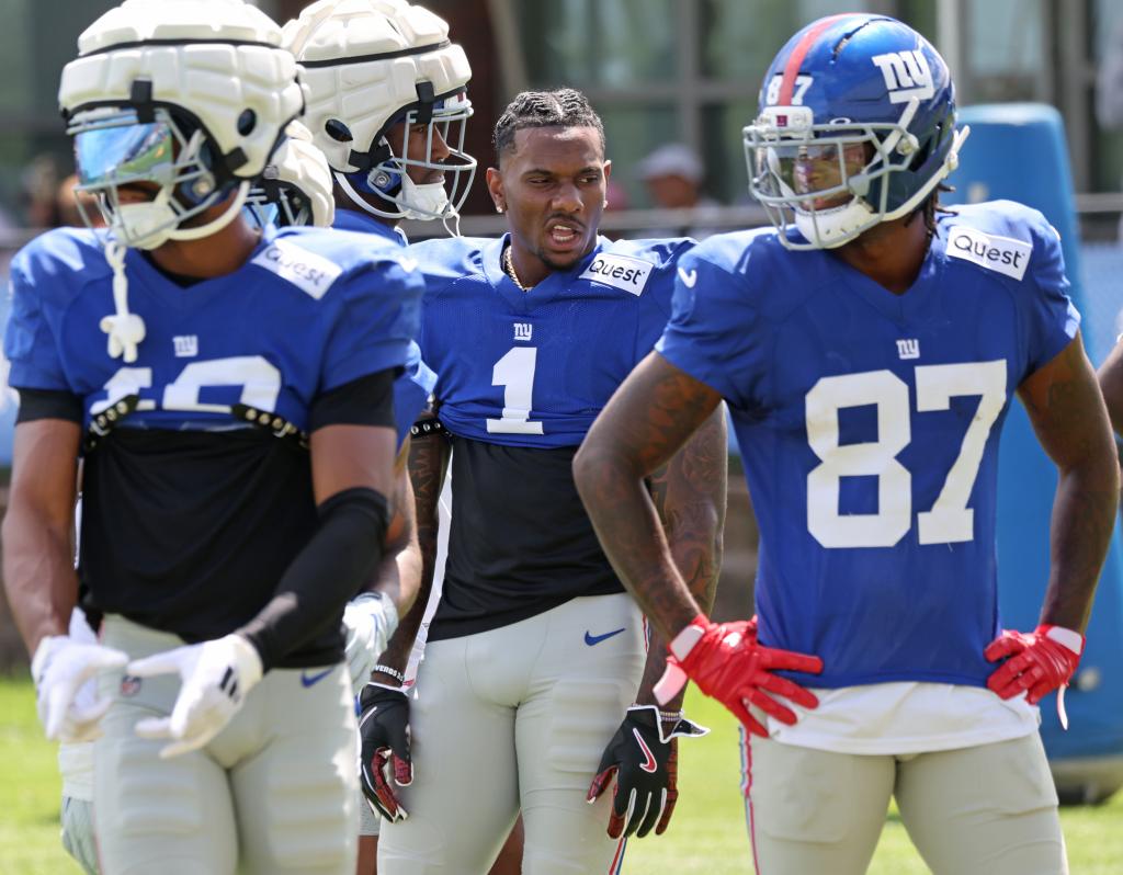 Malik Nabers and Cam Skattebo are back at practice with the Giants