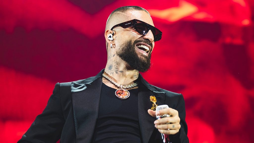 Maluma admonishes his mother for taking a baby to a concert without ear protection.