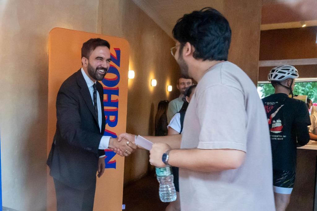 Mamdani's crafted enjoyment is beginning to seem somewhat urgent.