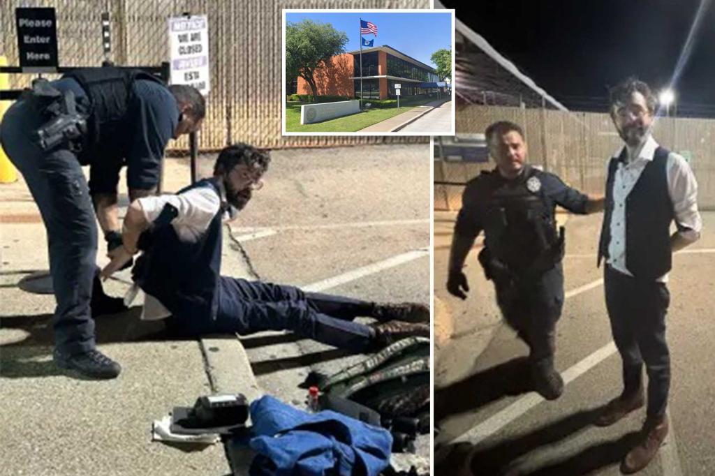 Man taken into custody for threatening to have a bomb in his backpack at Dallas ICE location.