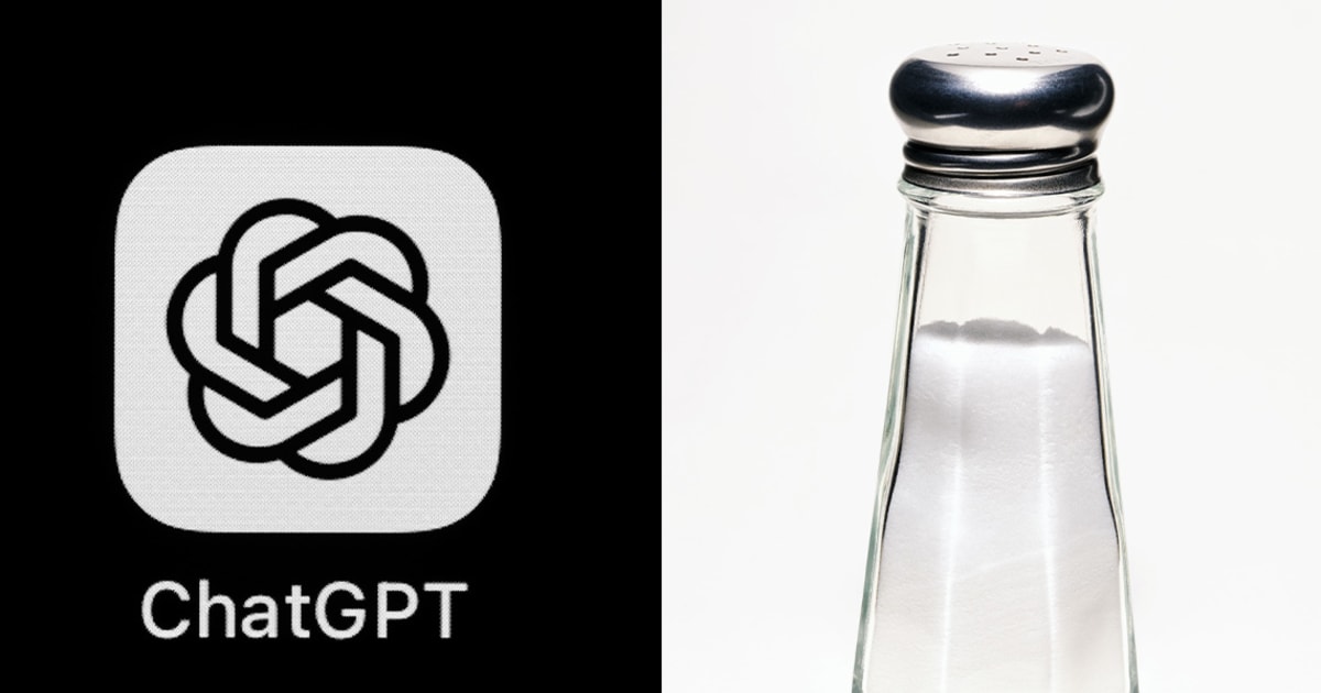 Man who inquired with ChatGPT about eliminating salt from his diet was hospitalized due to hallucinations.