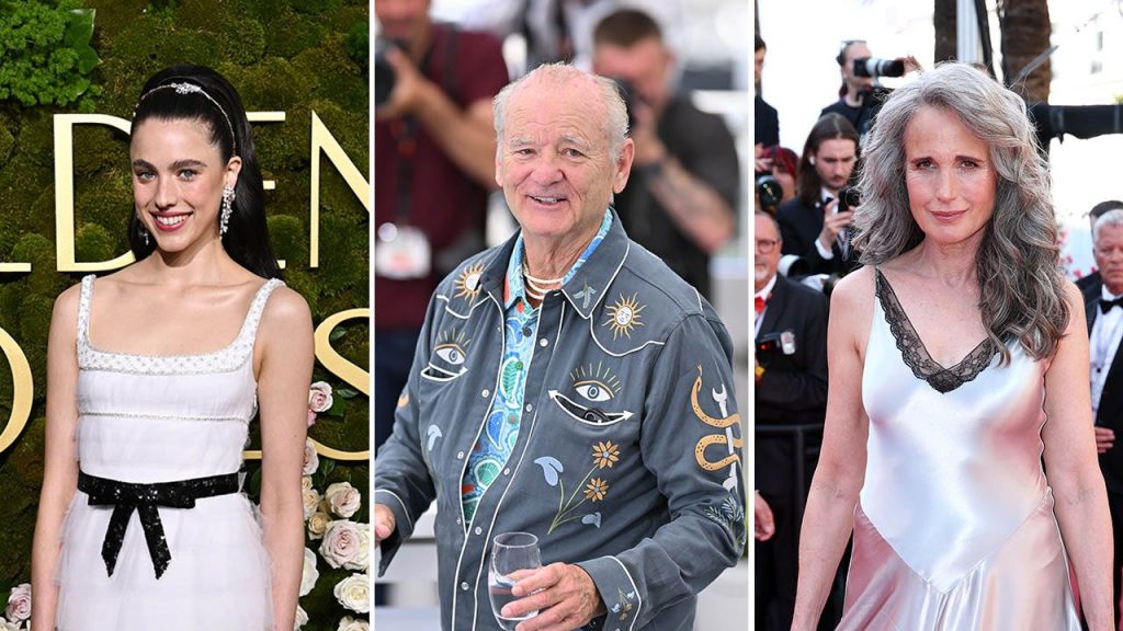 Margaret Qualley attempts to introduce her mother Andie MacDowell to Bill Murray