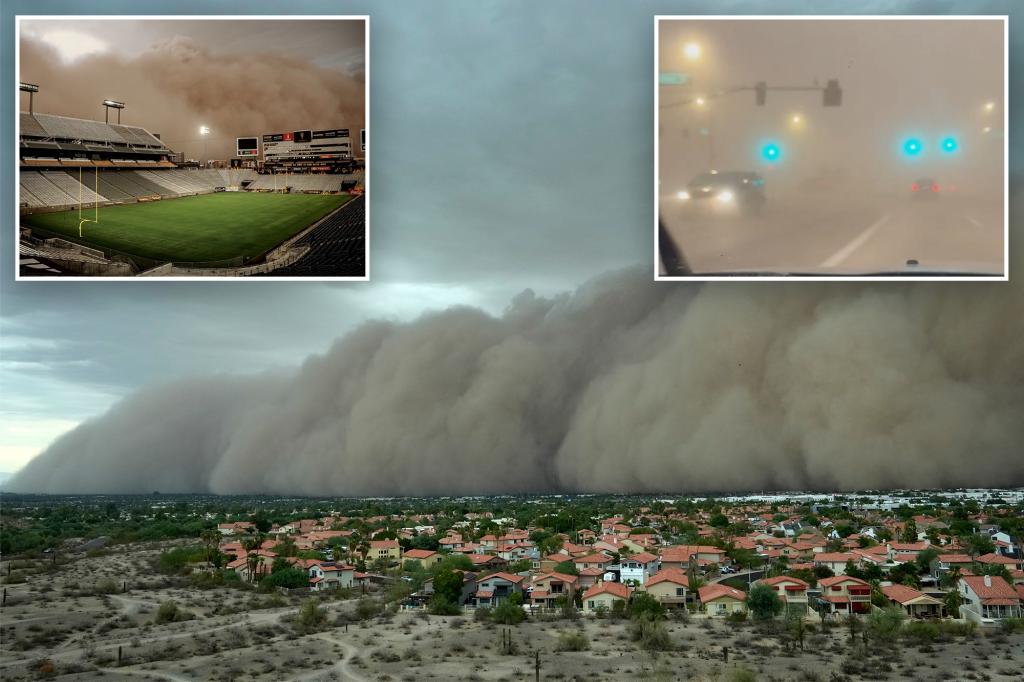Massive dust storm in Phoenix knocks out power for thousands and disrupts travel