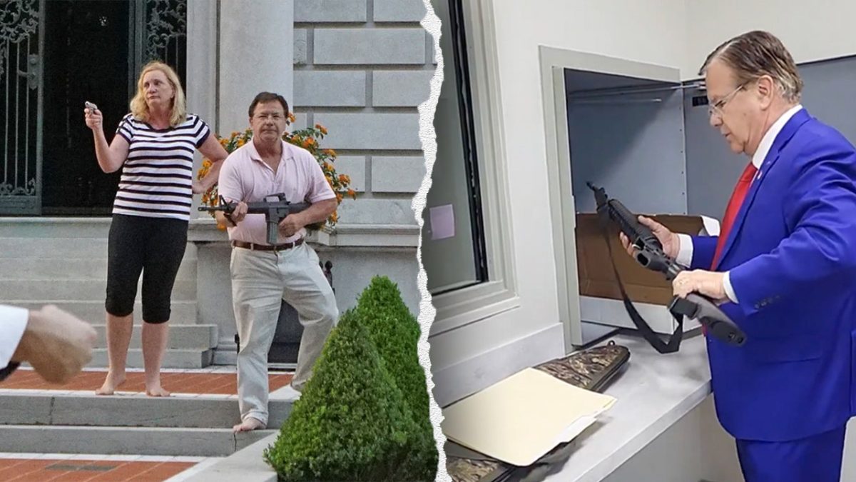 McCloskeys regain their AR-15 rifle after a lengthy legal fight in St. Louis