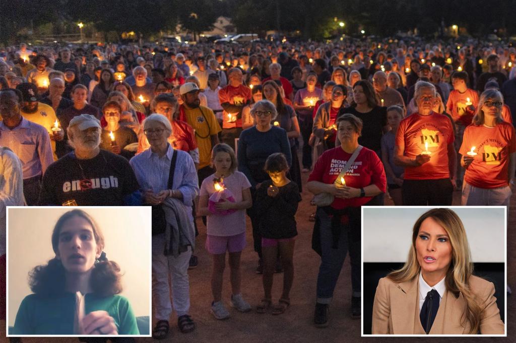 Melania Trump urges proactive measures following the Minneapolis school shooting that claimed two lives.