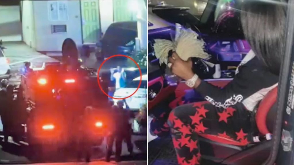 Members of the Hoover gang taken into custody in Los Angeles during a human trafficking operation