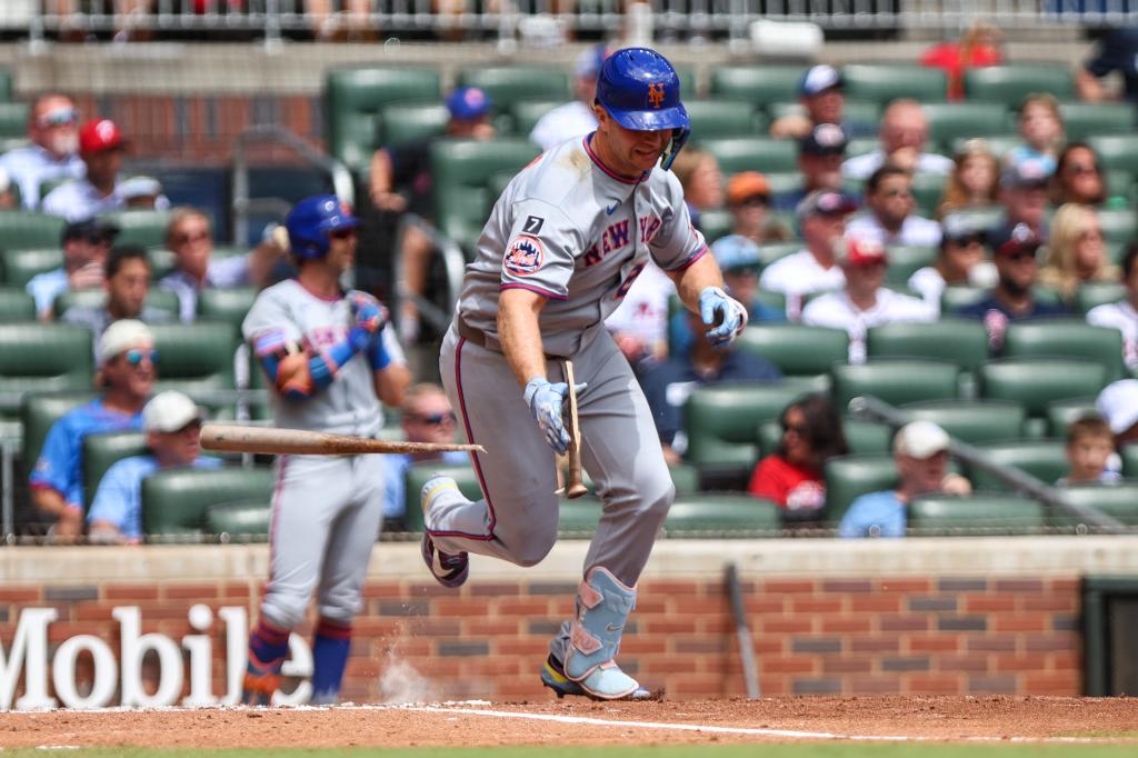 Mets lose two-run advantage as their offense struggles in defeat against Braves