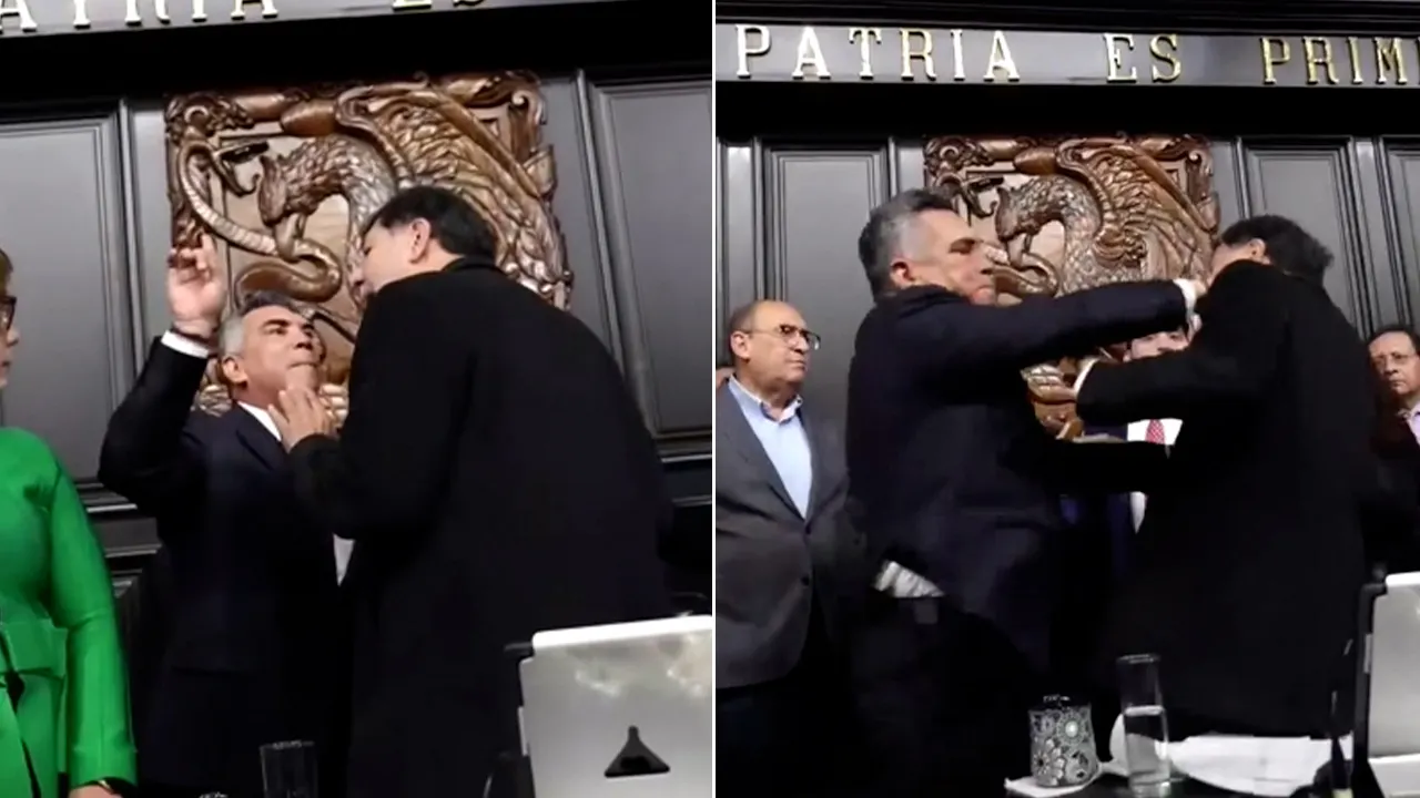 Mexican lawmakers clash during intense Senate meeting