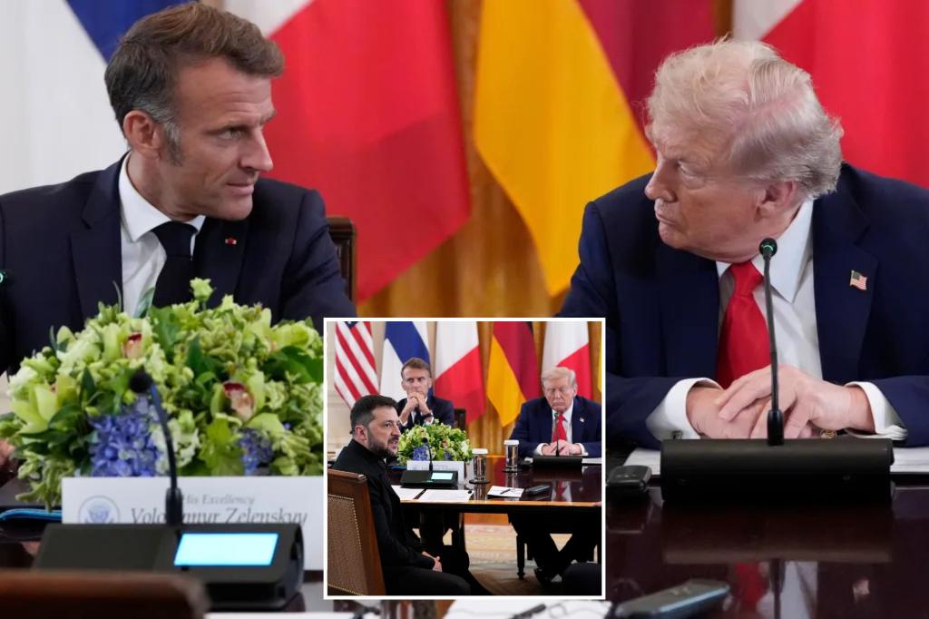 Mic picks up Trump's 'crazy' whisper to French President Macron ahead of multilateral meeting