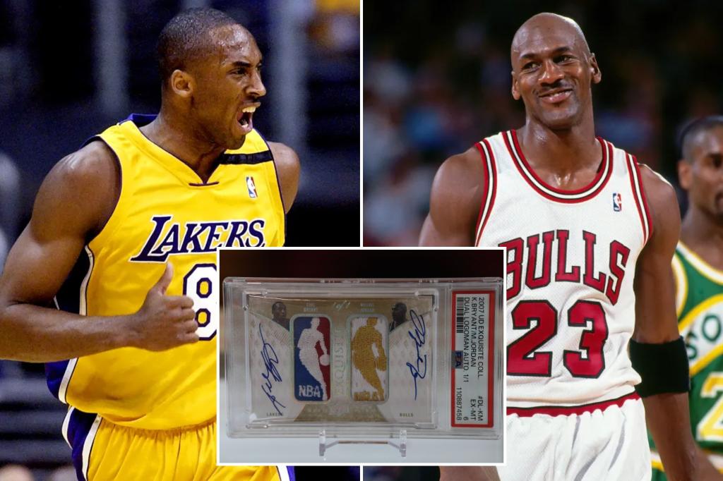 Michael Jordan and Kobe Bryant card sells for record $12.9 million at auction
