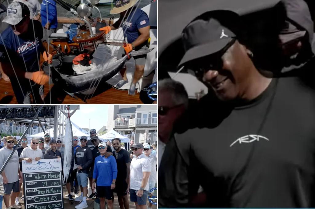 Michael Jordan's boat earns $400K for catching a 71-pound fish at the White Marlin Open