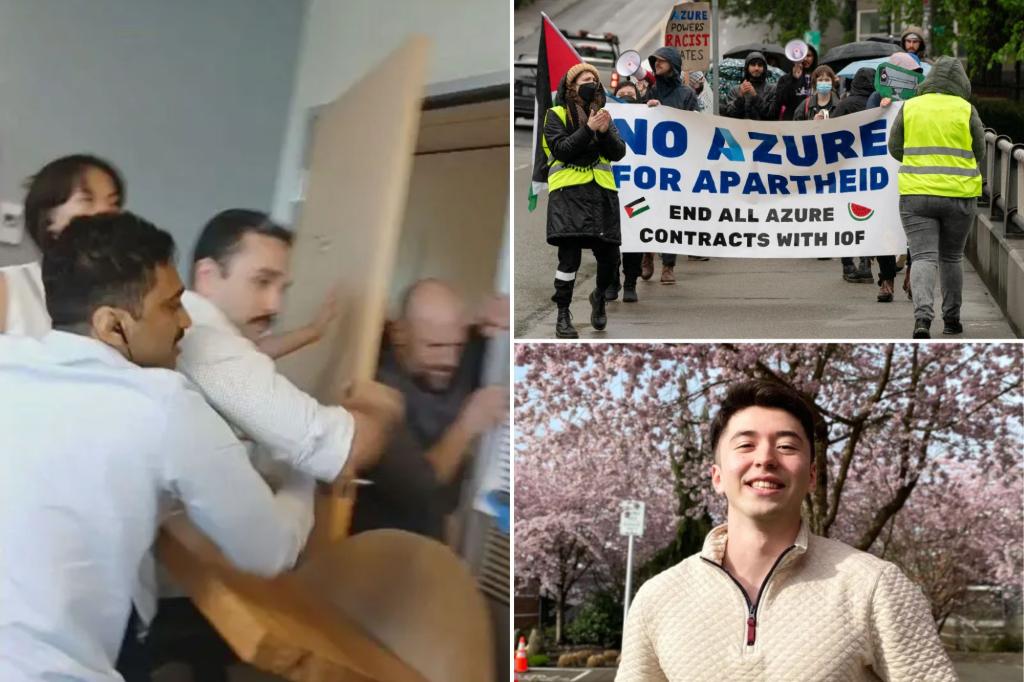 Microsoft terminates two employees for entering the president's office to demonstrate against ties to Israel