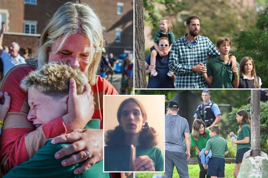 Middle school students at Annunciation Catholic School in Minneapolis protected younger classmates through a buddy system during a school shooting.