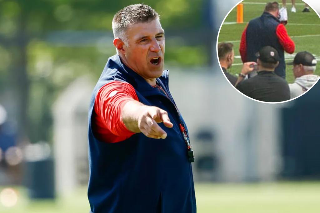 Mike Vrabel injured while intervening in Patriots-Commanders altercation