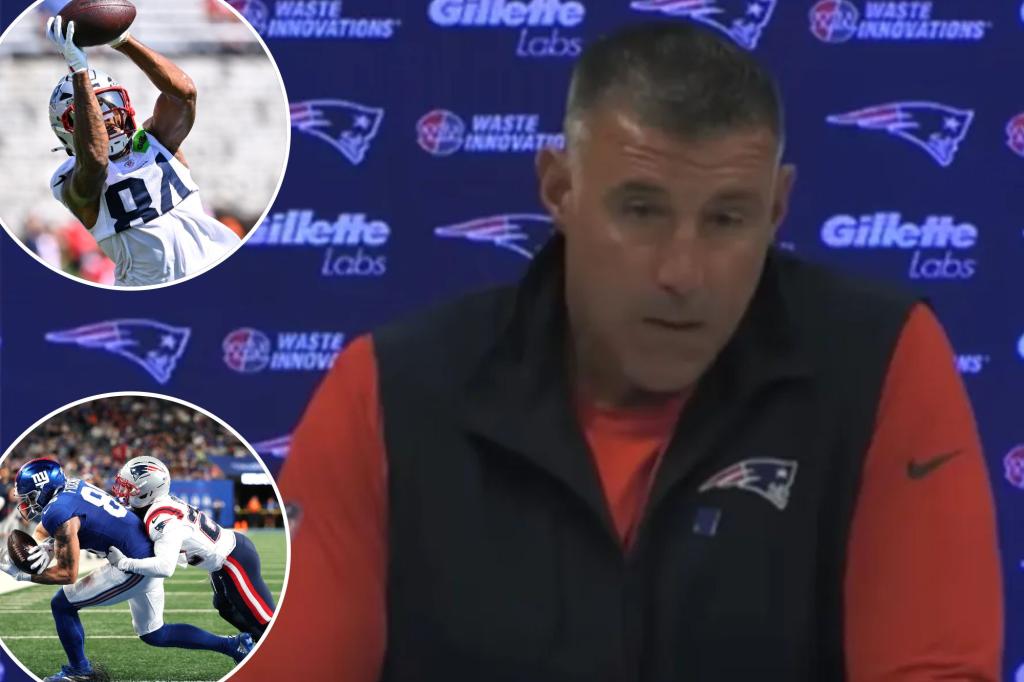 Mike Vrabel shares a puzzling opinion after the Patriots release Kendrick Bourne and Marcus Epps.