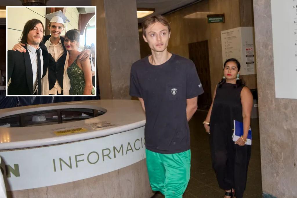 Mingus Reedus, child of 'Walking Dead' actor Norman Reedus and supermodel Helena Christensen, appeared in a New York City court.