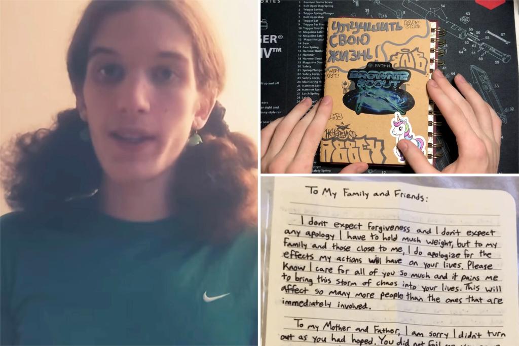 Minneapolis shooter Robin Westman's erratic letter to his family exposes his disturbing wish to harm children.