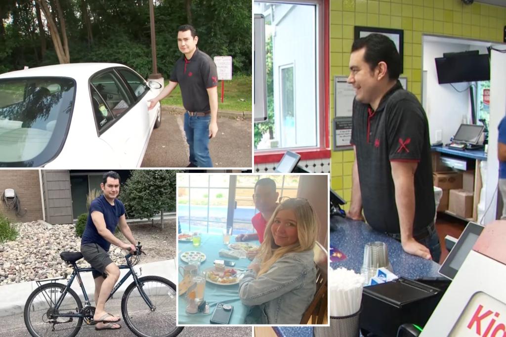 Minnesota fast food employee Rodolfo Depaz, who traveled over four miles daily between shifts at Dairy Queen and Chipotle, receives a car.