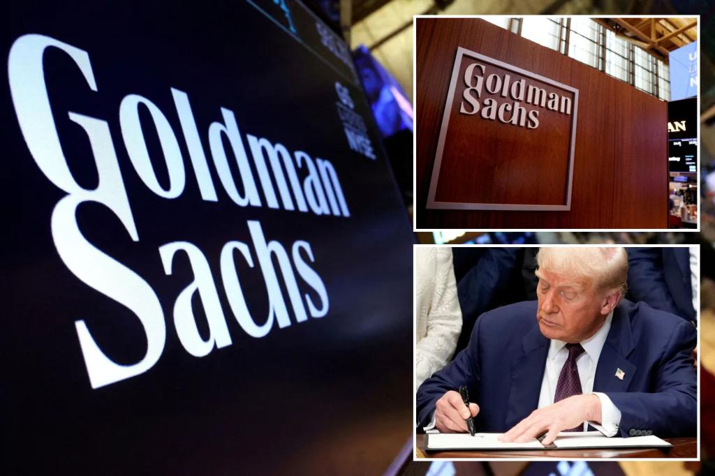 Most tariffs will be paid by American consumers, according to Goldman economists.