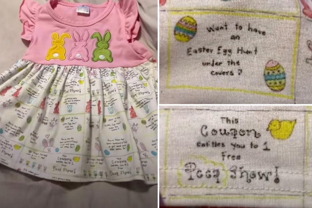 Mother shocked to discover unsettling hidden messages in daughter's dress