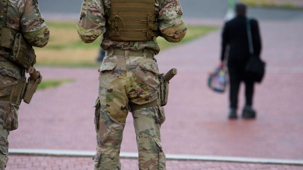 National Guard soldiers are now equipped on Washington streets as part of the Trump administration's effort to combat crime.