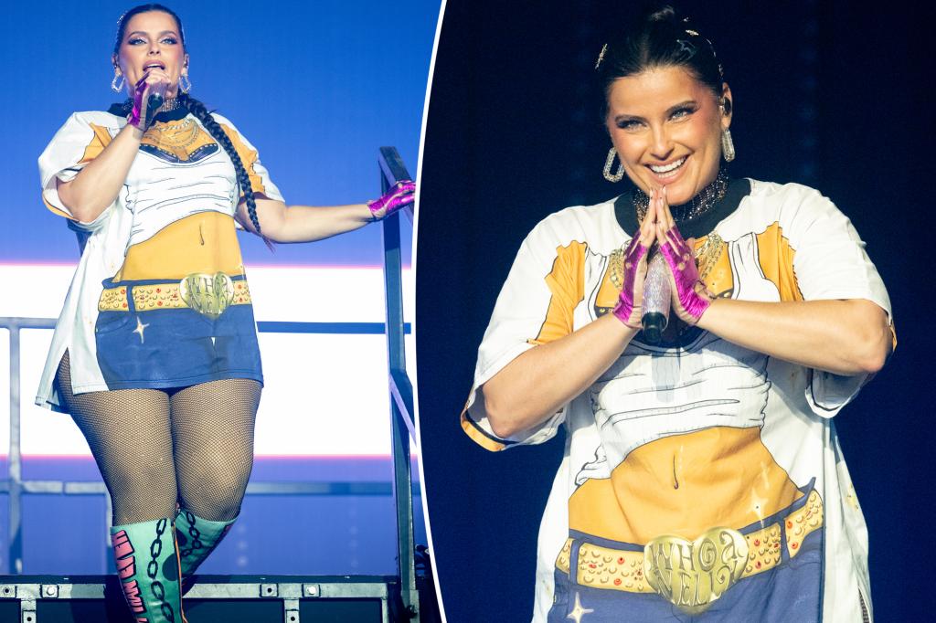 Nelly Furtado takes a jab at body-shamers with her outfit at Manchester Pride
