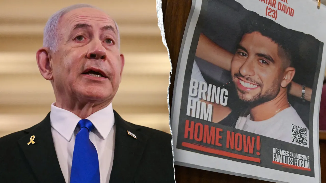 Netanyahu states that Hamas's brutality knows no limits following a shocking hostage video.