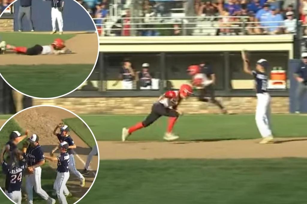 New Jersey LLWS team falls to Connecticut because of an illegal slide