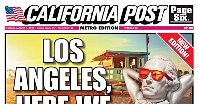New York Post Expands to California with The California Post