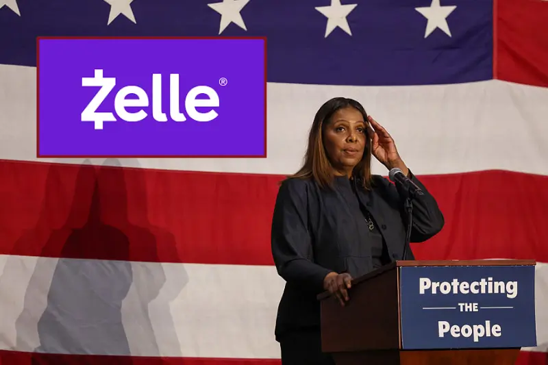 New York files suit against Zelle's parent company, claiming it engaged in severe consumer fraud.