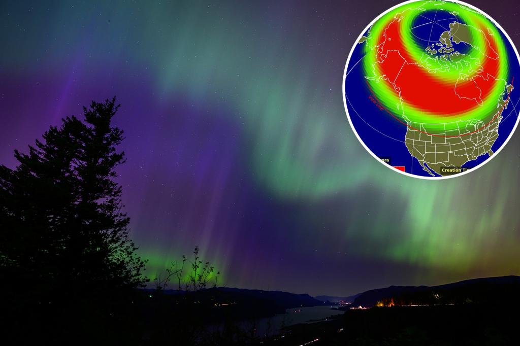 New York is among the states that could witness the Northern Lights this evening.