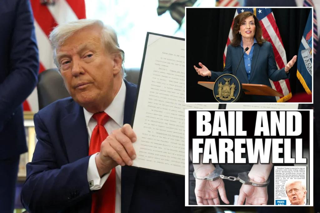 New York worries about Trump's cashless bail executive order as Hochul criticizes the administration for funding threats