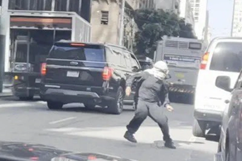 Noem attributes sanctuary laws to violent mob assault on ICE agents in San Francisco, with an attacker threatening an officer's life