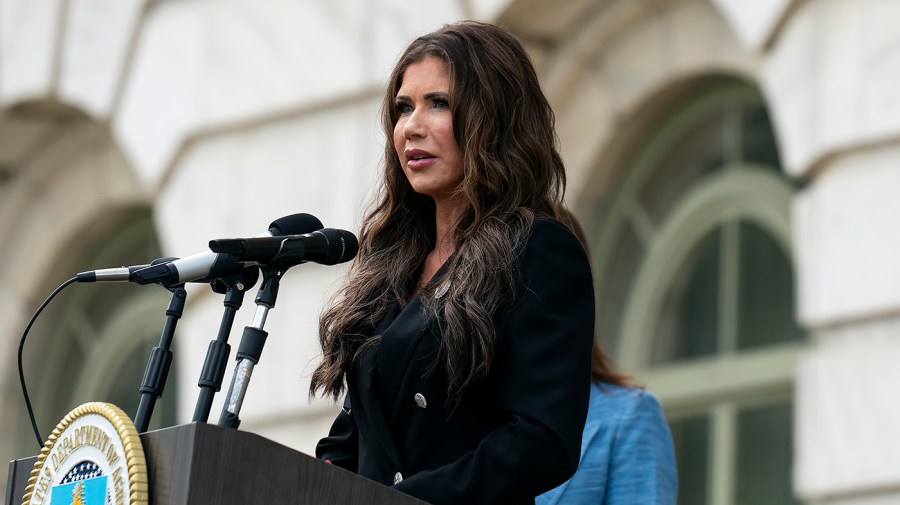 Noem states that 1.6 million undocumented immigrants have departed from the US.