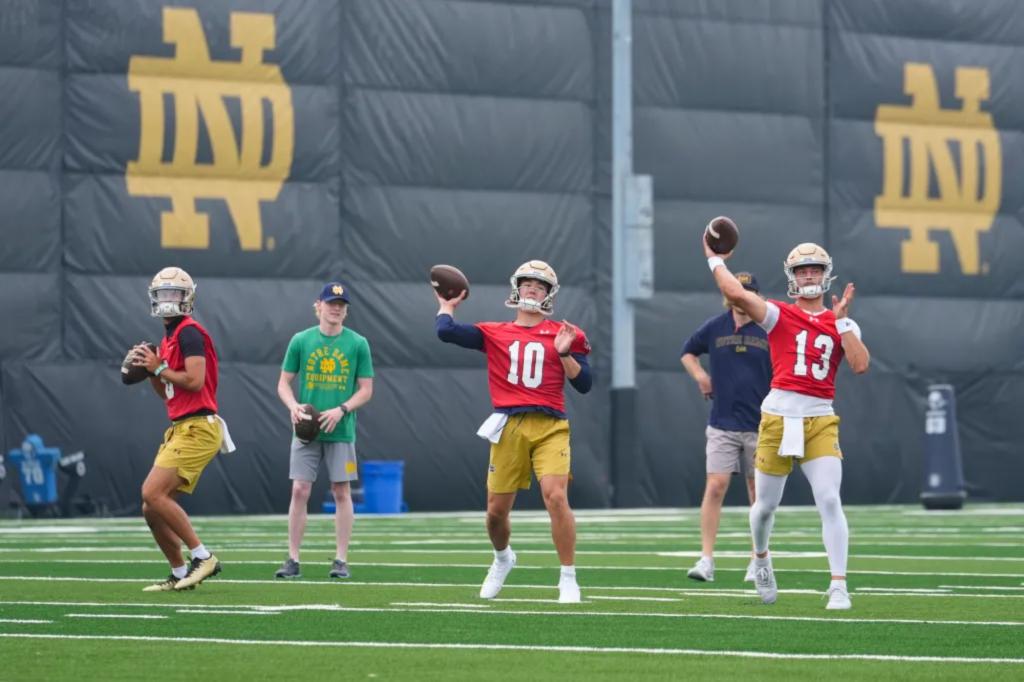 Notre Dame football introduces a new logo for the first time in more than sixty years