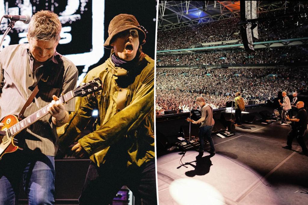 Oasis 'stunned' after a man dies from a fall at a London concert